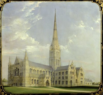Salisbury Cathedral by L. and Bettridge, H. Jennens